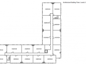 Building Plans for Ingram Place Apartments.