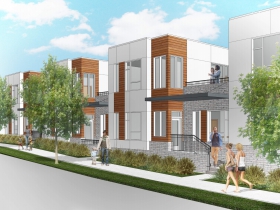 The Hills Townhomes Rendering
