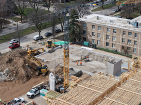 Construction of Cornerstone Village - Highland