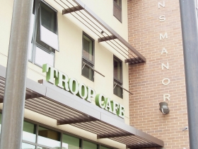 Troop Café is on the first floor of Veterans Manor, at 3430 W. Wisconsin Ave.
