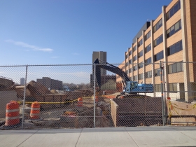 Kenwood Interdisciplinary Research Complex under construction.