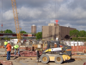 Kenwood Interdisciplinary Research Complex under construction.