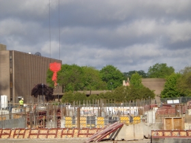 Kenwood Interdisciplinary Research Complex under construction.