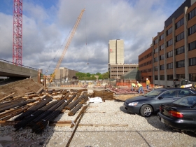 Kenwood Interdisciplinary Research Complex under construction.