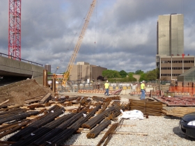 Kenwood Interdisciplinary Research Complex under construction.
