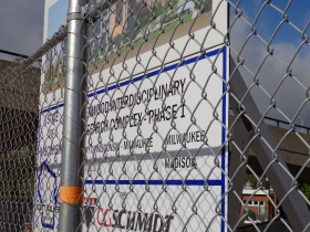 Kenwood Interdisciplinary Research Complex under construction.