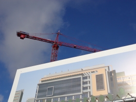 Kenwood Interdisciplinary Research Complex under construction.