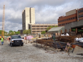 Kenwood Interdisciplinary Research Complex under construction.