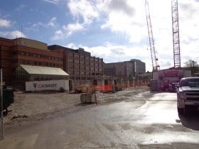 Kenwood Interdisciplinary Research Complex under construction.