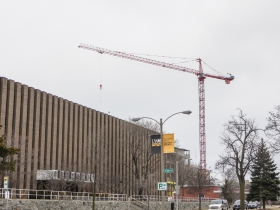 Kenwood Interdisciplinary Research Complex under construction.