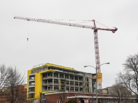Kenwood Interdisciplinary Research Complex under construction.