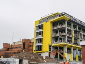 Kenwood Interdisciplinary Research Complex under construction.
