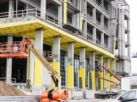 Kenwood Interdisciplinary Research Complex under construction.