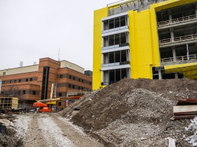 Kenwood Interdisciplinary Research Complex under construction.