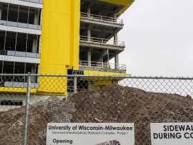 Kenwood Interdisciplinary Research Complex under construction.