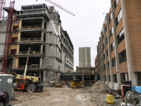 Kenwood Interdisciplinary Research Complex under construction.