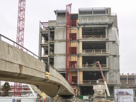 Kenwood Interdisciplinary Research Complex under construction.