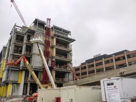 Kenwood Interdisciplinary Research Complex under construction.