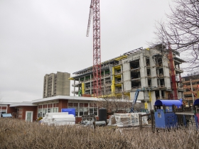 Kenwood Interdisciplinary Research Complex under construction.