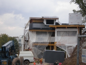 Kane Commons under construction.