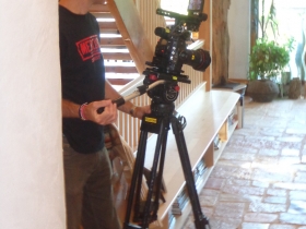 Photo shoot inside Kane Commons.
