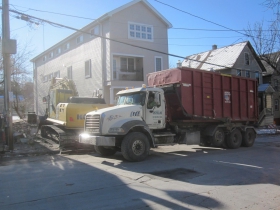 Demolition of 1159 E. Kane Pl.