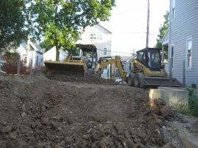 Last Site at Kane Commons Getting Built