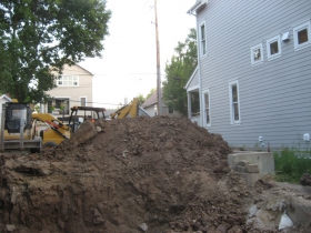 Last Site at Kane Commons Getting Built