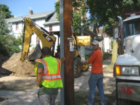 Last Site at Kane Commons Getting Built