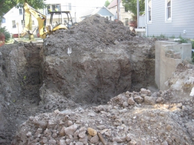 Last Site at Kane Commons Getting Built