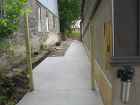 Finks patio construction