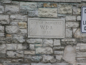 Works Progress Administration Marker at Enderis Playfield (Enderis Park)