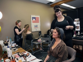 Makeup room