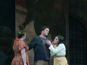 Kathryn Henry, Luke Selker and Laurel Semerdjian.