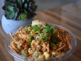 Curry Coconut Shrimp bowl