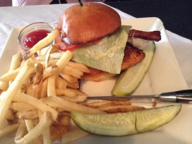 On The Menu at Buckley's: Salmon Sammie