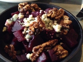 Roasted Beets and Blue