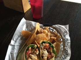 Bang Bang Chicken Wrap