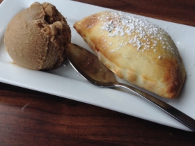 Banana Nutella with  Dulce De Leche ice cream