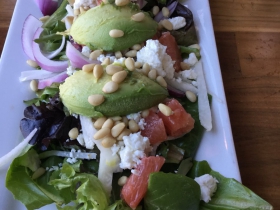 Grapefruit and Goat Cheese Salad