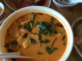 Curry in coconut milk