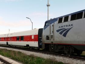 Talgo Trainsets Leaving Milwaukee