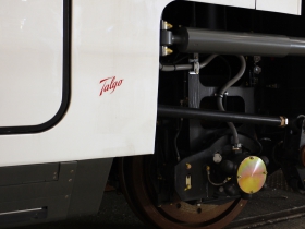 Talgo Trainsets Leaving Milwaukee