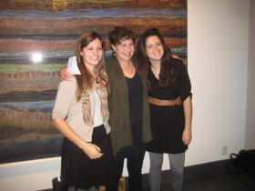 Terese Agnew [m] with Andie West and Sara Harris.