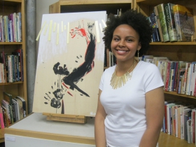 Nia Wilson, teen artist at Redline.