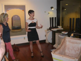 Niki Johnson at the Pfister with Holly Harnischfeger.