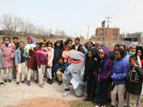 Cavalier Johnson With Hope Christian Students