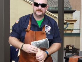Scott Sullivan, Axe Works. Photo by Erol Reyal
