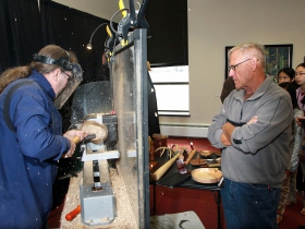 Woodturner, Ron Zima. Photo by Erol Reyal