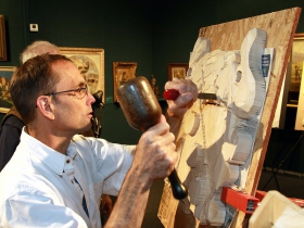 Bryan Berenson, Master Sculptor was trained & certified in Europe. Photo by Erol Reyal